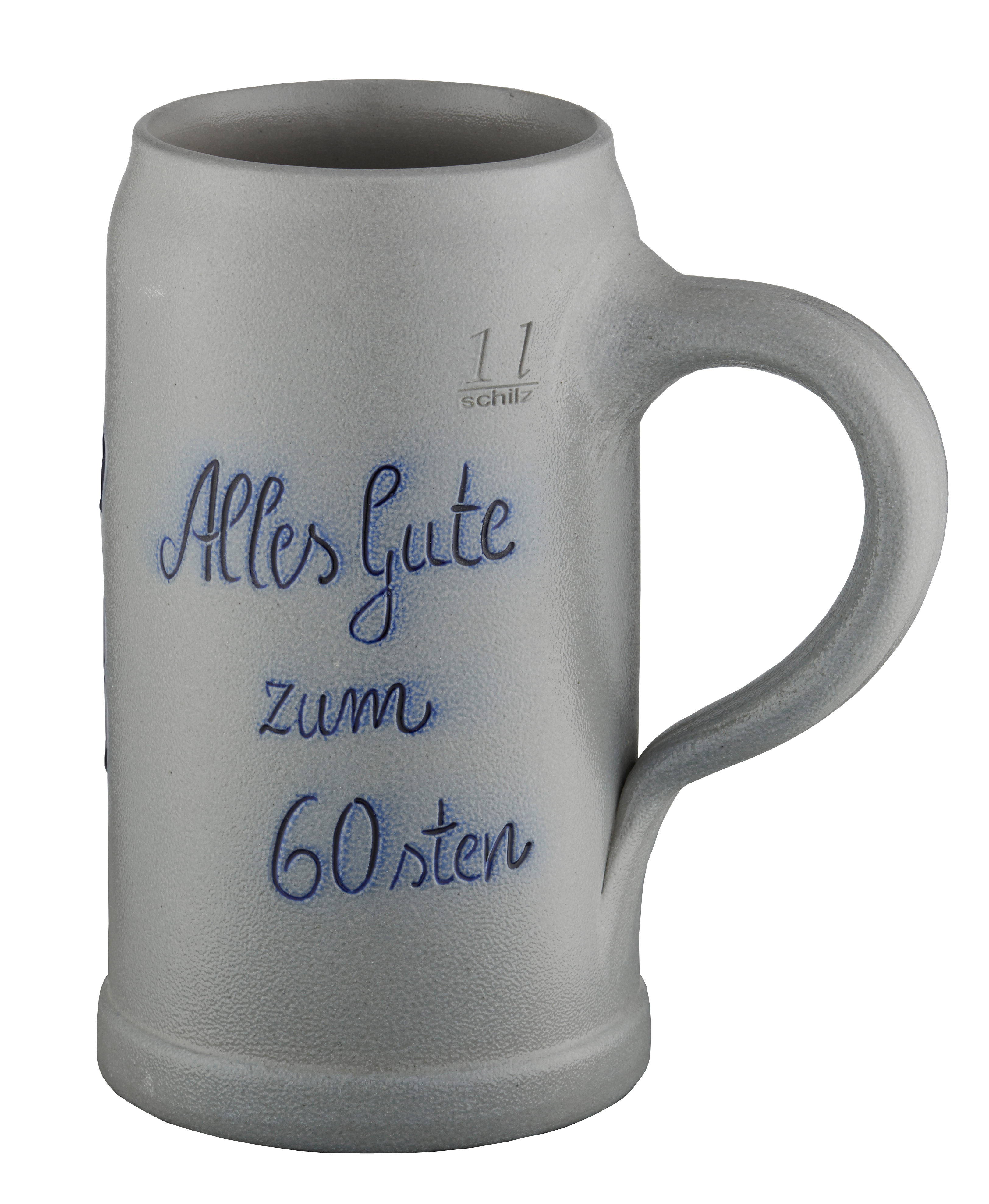 HB Krug Salzglasur ohne Zinndeckel 1 l mit Gravur