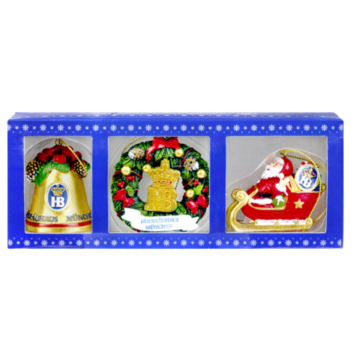 Christbaumschmuck Hofbräu Weihnacht 3er-Set