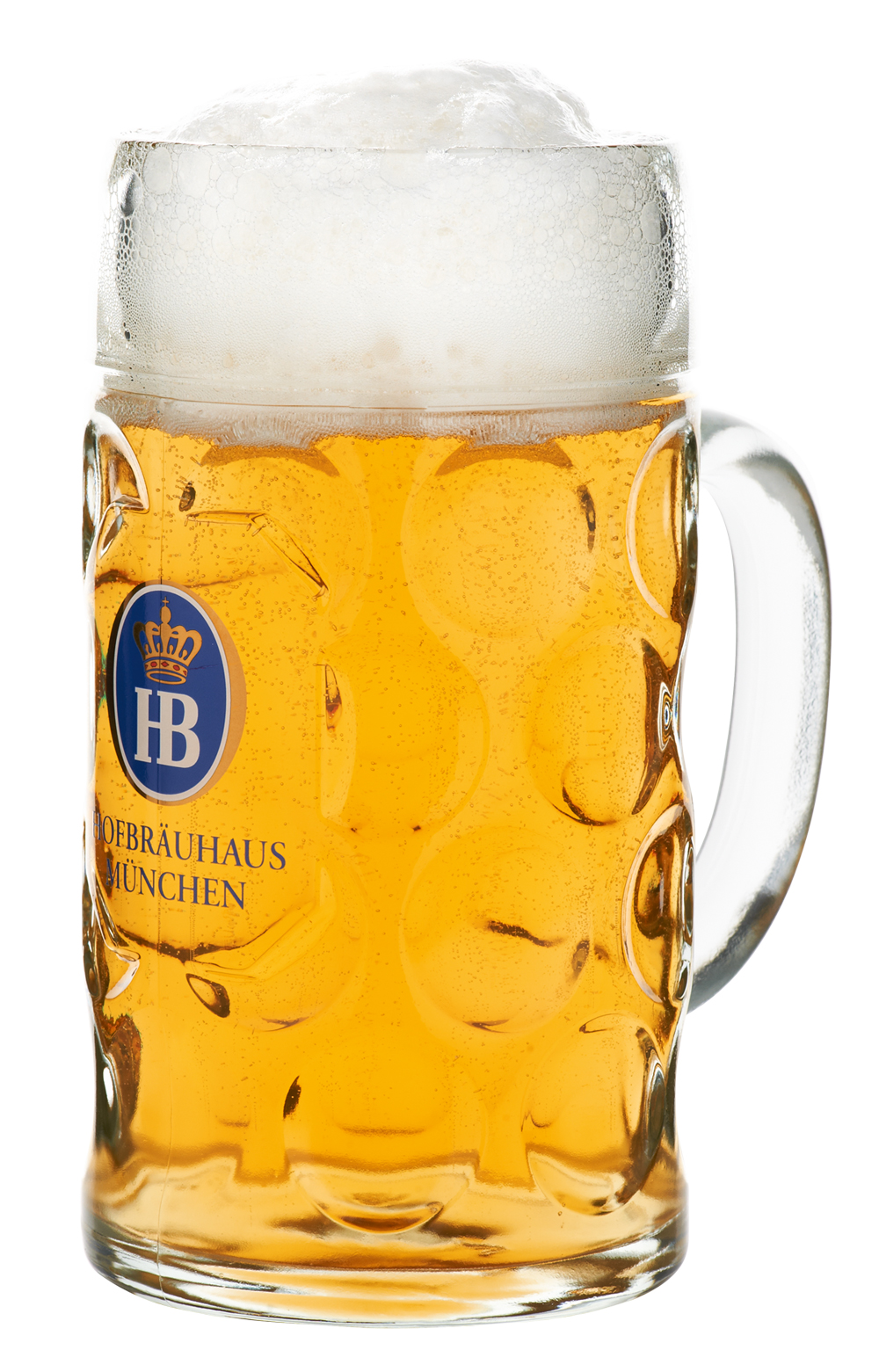 Glass Mug "Isarseidel", 1 liter