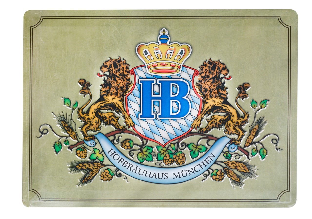Metal magnet "Löwendekor" lion design