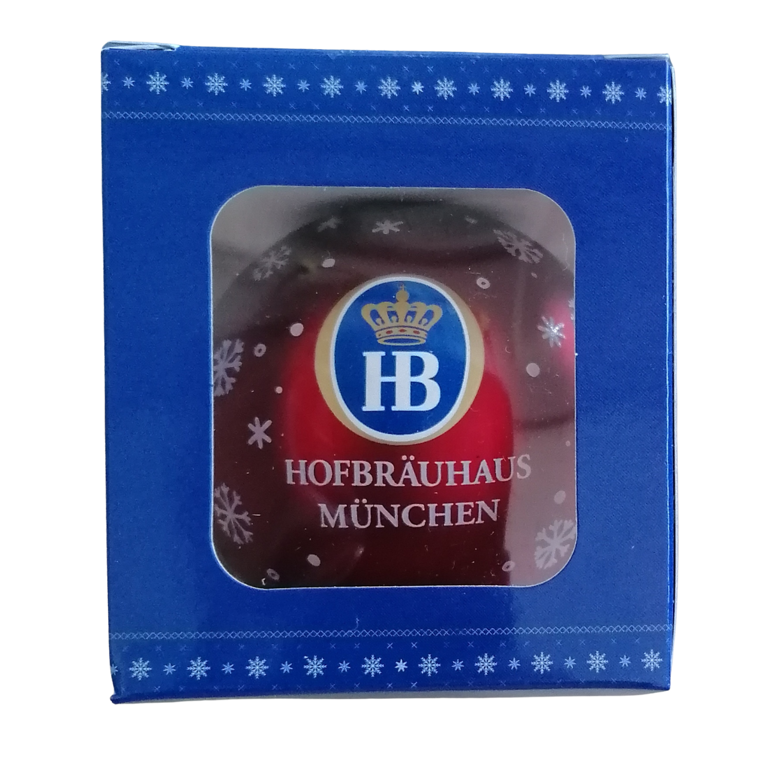 Christbaumkugel "Prachtgespann bordeaux"