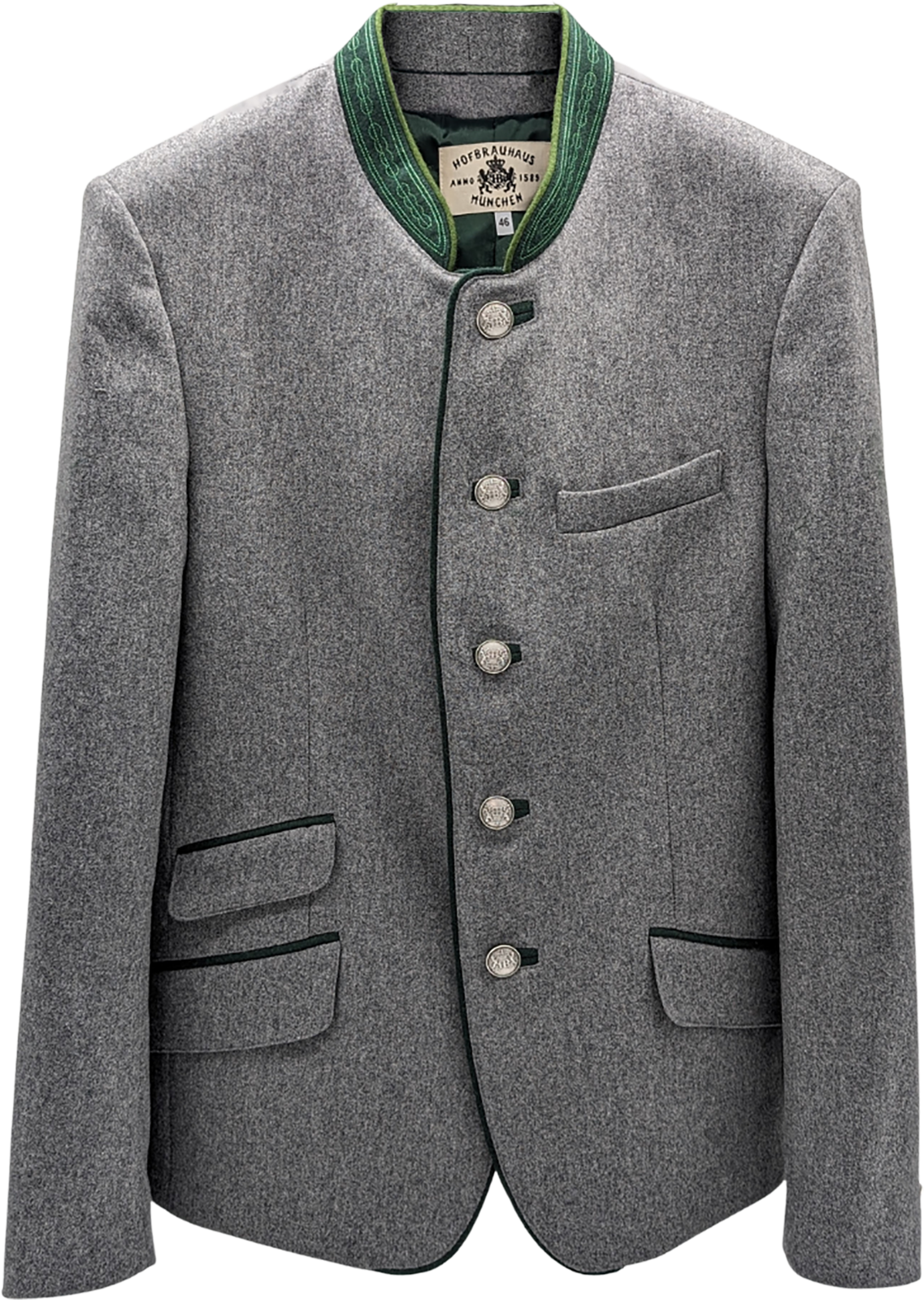 Master brewer's jacket light gray