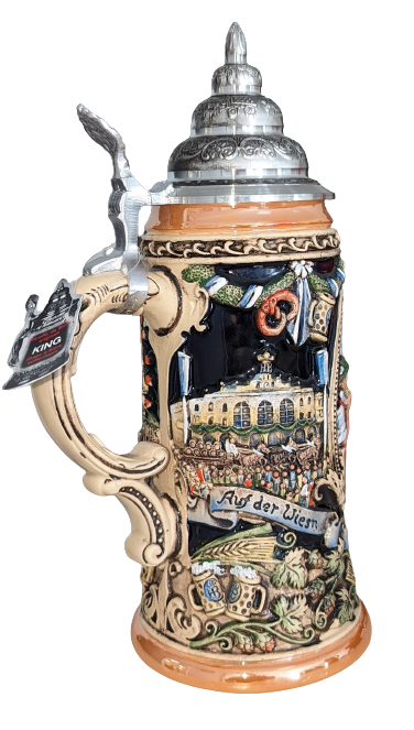 Relief Stein "Oktoberfest", 0.6 liter