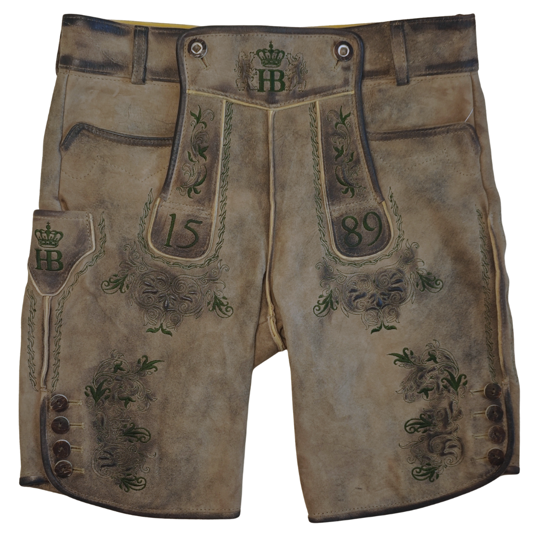 “Anno 1589” Leather Shorts