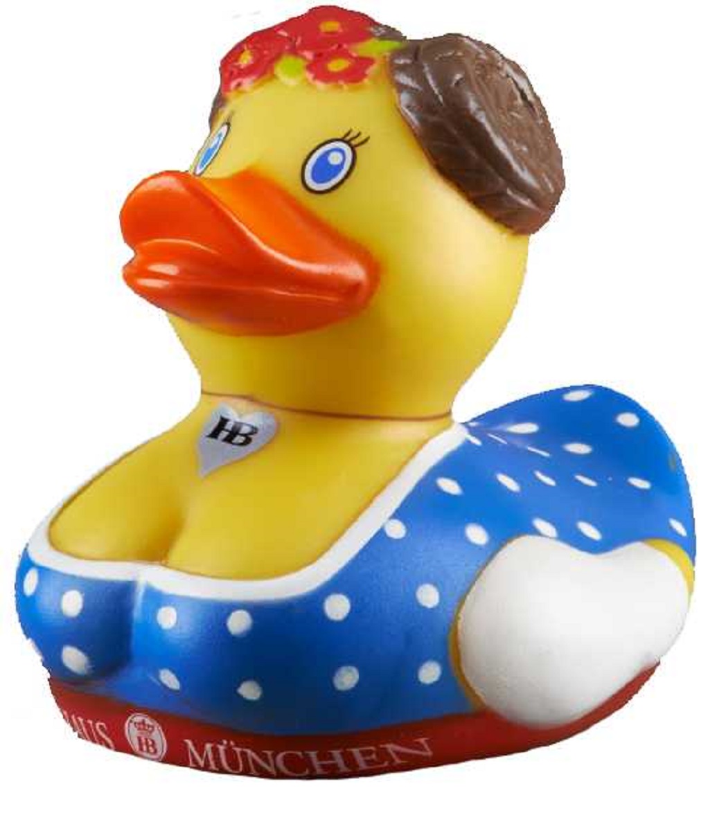 Badeente Madl Eisbach